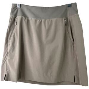 Athleta Women Skort Athletic Tennis Work Out Outdoors Gray Pull On Casual Size 6